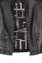 Bonny Women's Black Leather Jacket with Metal Detail 26Sge56711M - 5