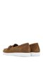 Women's Brown Suede Leather Loafer 25Sfd131710 - 5