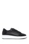 Men's Black Lace-Up Leather Sneaker WM710005DV