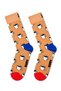 جوارب Happy Socks للرجال من القطن الأبيض المنقوش P001713