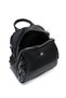 Women's Black Long Strap Backpack Wb100030Sv - 4