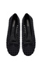 Women's Black Braided Ballerinas 25Sfd443729 - 7