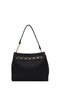 Women's Black Long Strap Classic Shoulder Bag Ab200026Sf - 7