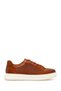 Men's Tan Lace-Up Leather Sneaker 26SFD688018