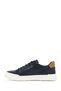 Men's Navy Blue Lace-Up Leather Sneaker 26SFD699218 - 3
