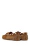 Women's Camel Tasseled Suede Leather Loafer 26Pfd552210 - 6