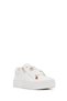 Women's White Lace-Up Thick-Soled Sneaker Af520004Sv - 7