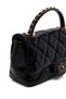 Women's Black Long Strap Quilted Shoulder Bag Ab20002553 - 8