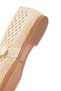 Women's Beige Straw Ballerinas 26Pfd5500M7 - 8
