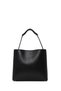 Women's Black Long Strap Classic Shoulder Bag Wb500010Sv - 4