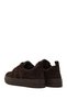 Women's Brown Lace-Up Patterned Leather Sneaker AF160001DK - 6