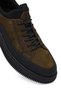 Men's Khaki Lace-Up Nubuck Leather Sneaker WM720006DN - 8