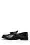 Men's Black Tasseled Leather Loafer Wm820012Da - 3