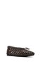 Women's Brown Braided Ballerinas 25Sfd443629 - 6