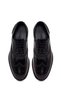 Men's Black Lace-Up Leather Classic Shoes Wm750021Da - 4