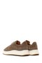 Men's Beige Lace-Up Thick Soled Suede Leather Sneaker Wm710014Ds - 6