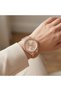 Rose Gold Steel Case with Gemstones, Women's Wristwatch with a 2-Year Warranty, Fc 0622 14181m.03 640052 - 2