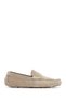 Men's Beige Suede Shoes, Leather Loafer 26Sfd630310