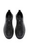Men's Black Lace-Up Genuine Leather Sneaker, Winter Sports Shoes 25Wfd692418 - 7