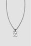 316L Steel Gothic Letter Z Necklace Ka1115Gm - 3