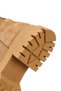 Women's Camel Zippered Thick Soled Nubuck Leather Boots 25Wfd1806V3 - 8