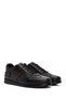 Men's Black Lace-Up Leather Sneaker WM700001DF - 2