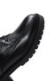 Women's Black Zippered Casual Leather Boots 25Wfd410818 - 8
