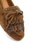 Women's Tan Tasseled Suede Leather Loafer 26Pfd552310 - 8