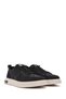 Men's Black Lace-Up Patterned Fabric Sneakers 26SFD69326F - 2