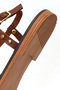 Women's Brown Buckle Leather Bodrum Sandals 26Sfd333418 - 8