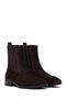 Women's Brown Suede Leather Chelsea Boots 25Wfd510910 - 2