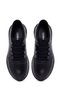 Men's Black Lace-Up Leather Casual Sneaker Wm828005Dv - 4