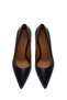 Women's Black Thin Heeled Leather Stiletto Af200019Dv - 5