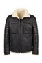 Zermatt Men's Black Judge Collar Teddy Coat 25Wgp6556Ff