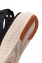 Women's Black Strappy Thick-Soled Fabric Comfort Sandals 26Sfe46406F - 8