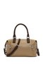 Women's Beige Long Strap Fabric Shoulder Bag Ab240007Kk