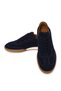 Men's Navy Blue Lace-Up Suede Leather Sneaker Wm710023Ds - 8