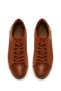 Men's Tan Lace-Up Leather Sneaker 26SFD688018 - 4