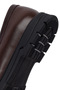 Men's Brown Buckle Leather Casual Loafer Wm680008Dv - 8