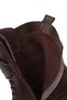 Women's Brown Zippered Thick Heeled Leather Boots Wf180025Df - 7