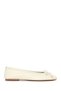 Women's White Leather Ballerinas 26Pfd552118