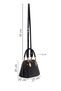 Women's Black Long Strap Knitted Classic Shoulder Bag Wb500005So - 2