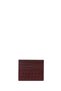Men's Burgundy Braided Leather Card Holder 000A2D361329 - 3