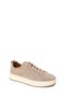 Men's Beige Lace-Up Suede Leather Sneaker 26SFD765310 - 8