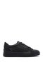 Men's Black Lace-Up Leather Sneaker 26SFD660018