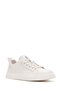 Men's White Lace-Up Leather Sneaker 26SFD690918 - 7