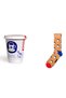 جوارب Happy Socks للرجال من القطن الأبيض المنقوش P001713 - 2