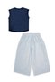 Girls' Two-Piece Unicorn Jersey T-Shirt Woven Wide-Leg Pants Summer 4-10 Years - 5