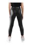 Girls' Metallic Shiny Black Tights 4-10 Years - 3