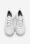 Women's Sneaker Thick Sole Lace-Up Sports Shoes Pizen White - 5